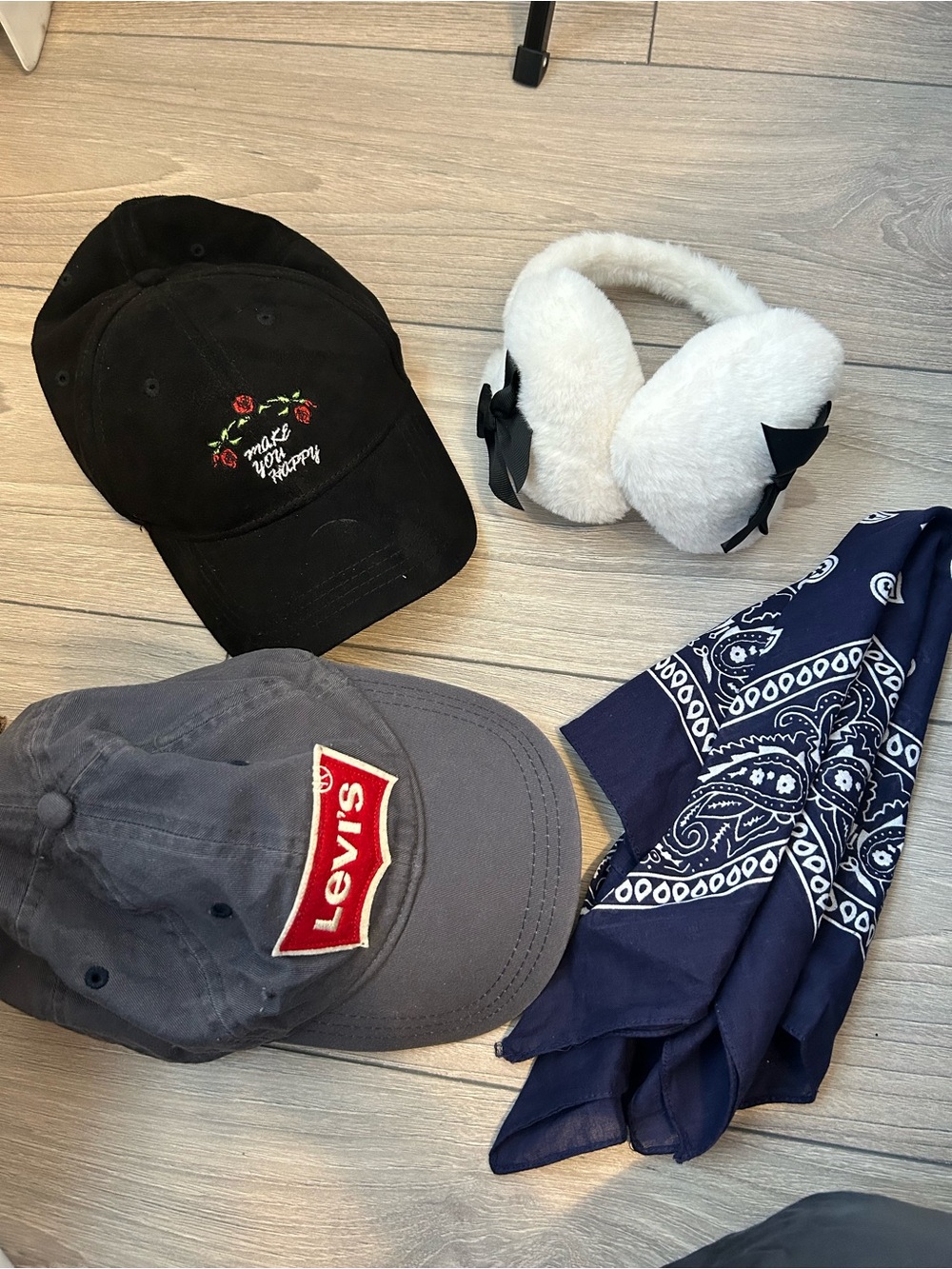Gray Baseball Cap